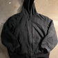 Detroit Made Black Carharrt Hooded Jacket size XL