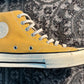 Maison Margiela 1970s Chuck Taylor All Star/Jack Purcell Yellow SAMPLE size 9