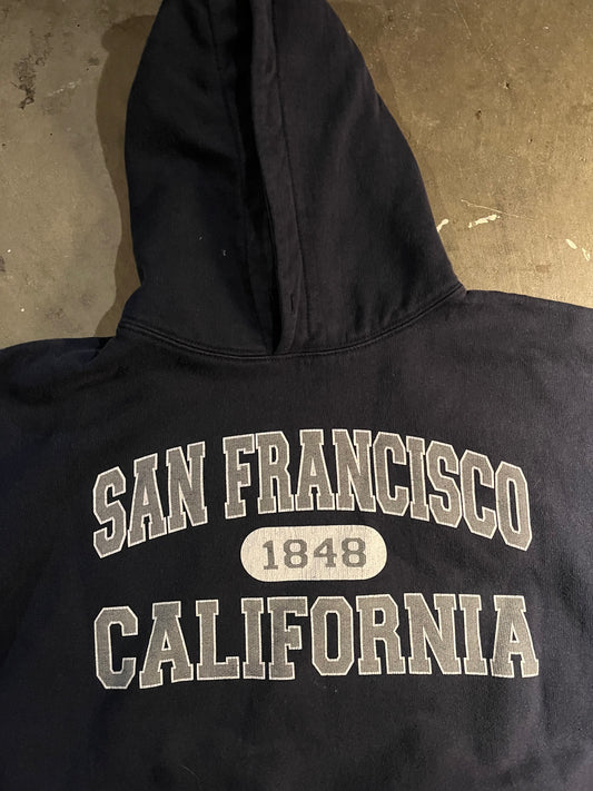 San Francisco Navy Hoodie size XL