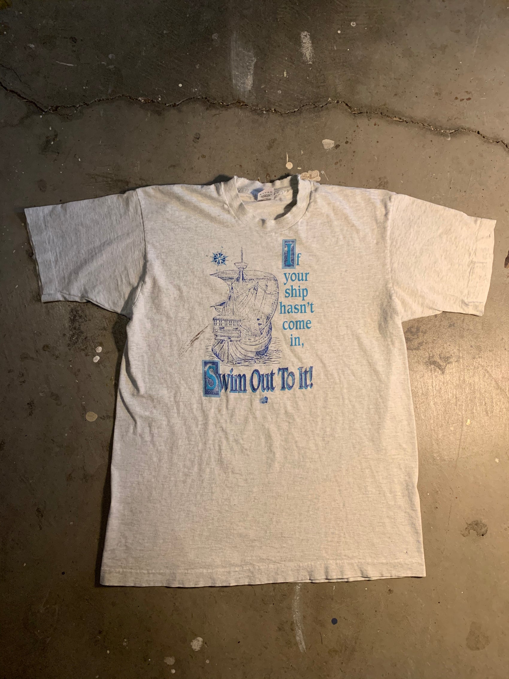 'Swim Out To It!' Tee size L